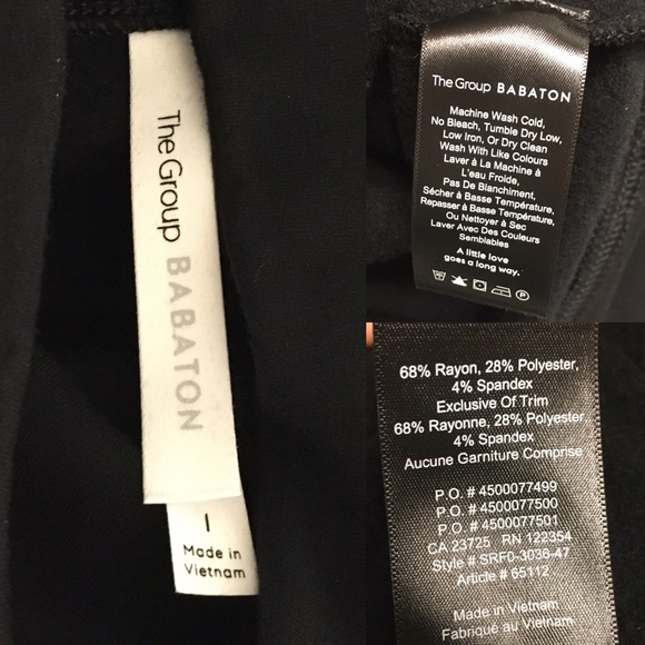 ARITZIA The Group by Babaton Turtleneck Black XS/S - Picture 5 of 5